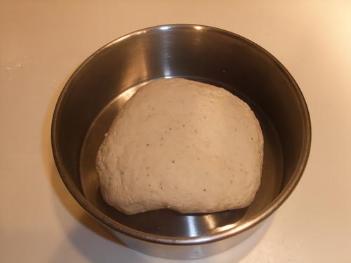 dough in tin dough in tin